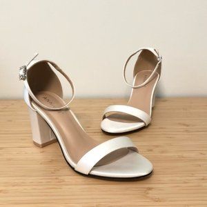 White Wedding Heels